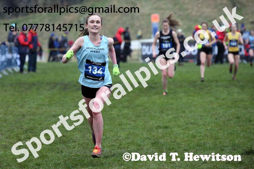 Inter District senior women and juniors, 2018 Simplyhealth Great Edinburgh International XCountry. Photo: David T. Hewitson/Sports for All Pics